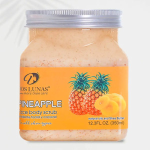 Doslunas Face & Body Scrub Pineapple - 350ml (12 Pack)