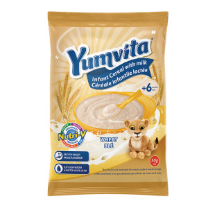 Yumvita Wheat Cereal Sachet - 50g (80 Pack)