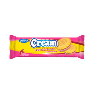 Cremica Cream Sandwich Strawberry - 35g (96 Pack)